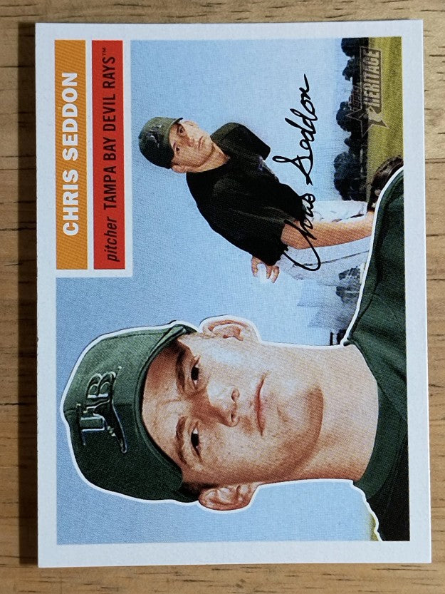 2005 Topps Heritage #119 Chris Seddon RC