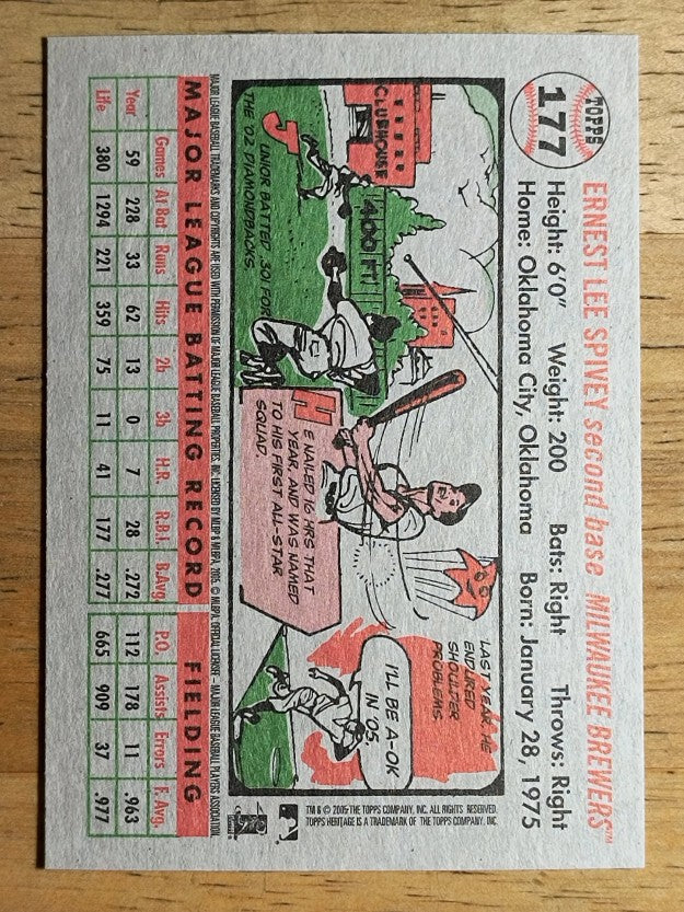 2005 Topps Heritage #177 Junior Spivey
