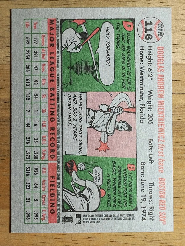 2005 Topps Heritage #116 Doug Mientkiewicz