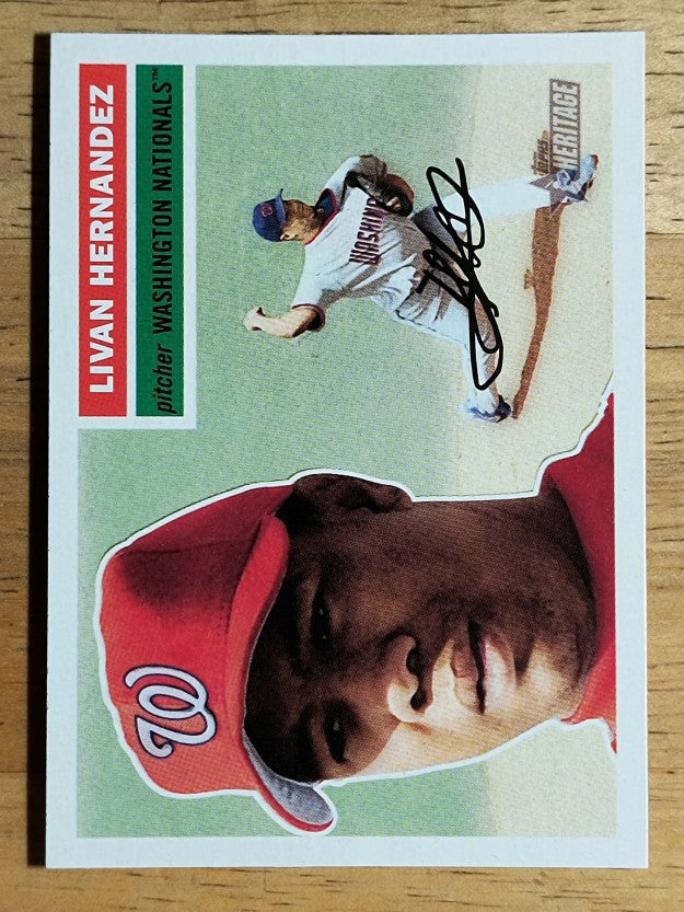 2005 Topps Heritage #401 Livan Hernandez SP