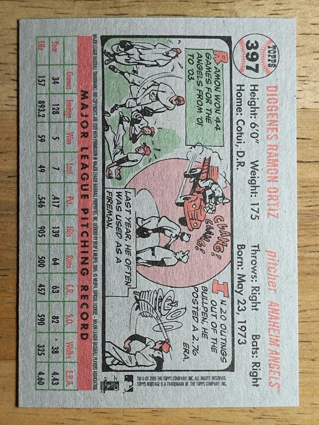2005 Topps Heritage #397 Ramon Ortiz