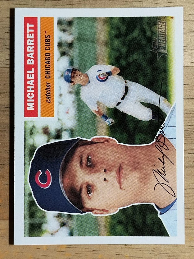 2005 Topps Heritage #390 Michael Barrett