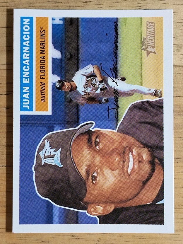 2005 Topps Heritage #262 Juan Encarnacion