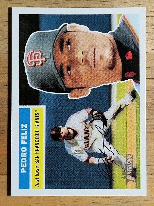 2005 Topps Heritage #256 Pedro Feliz
