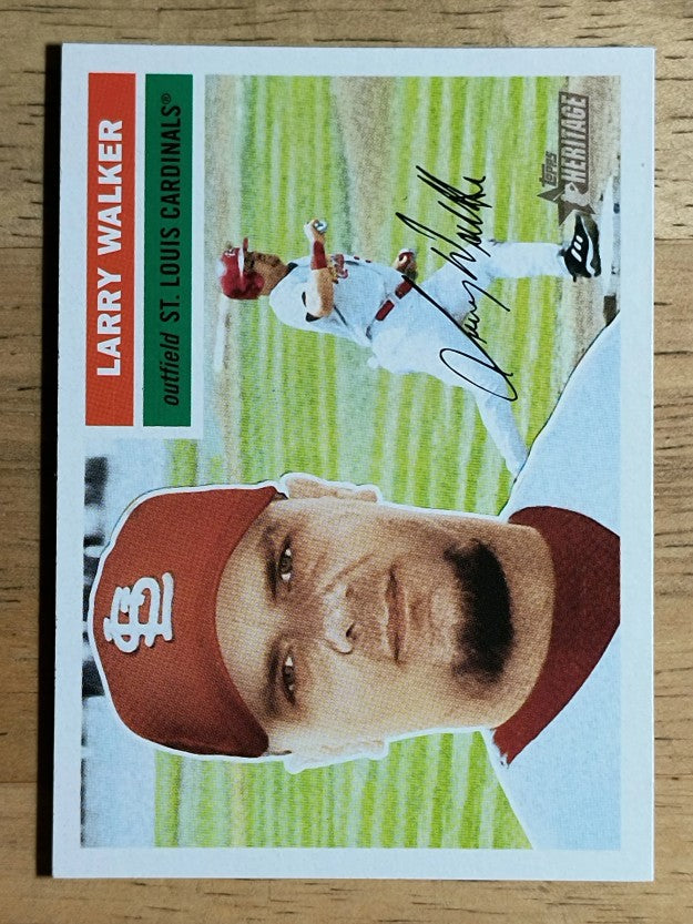 2005 Topps Heritage #254 Larry Walker