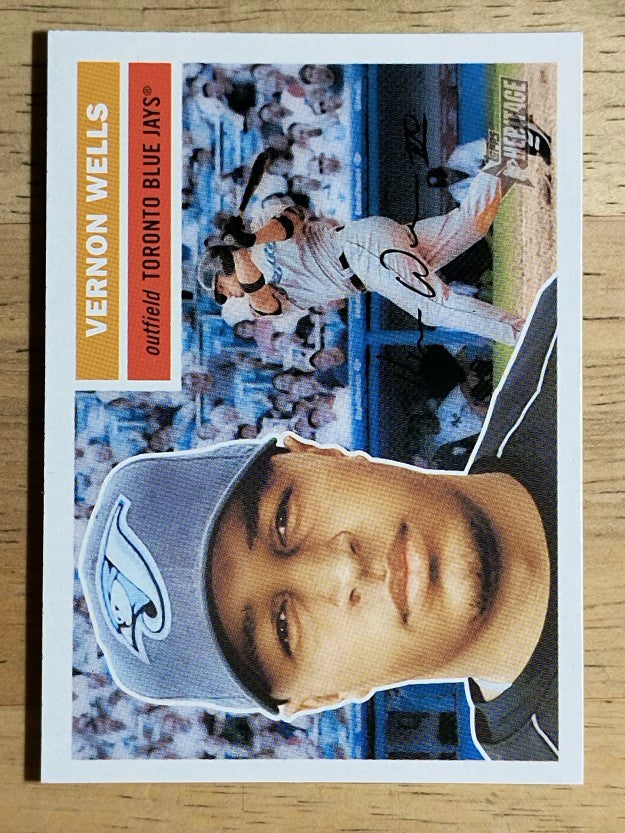 2005 Topps Heritage #252 Vernon Wells