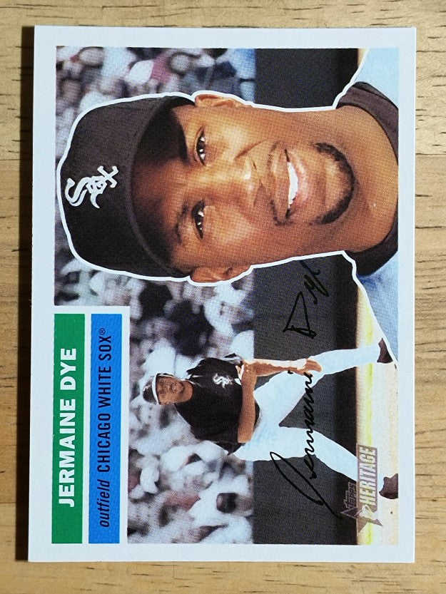 2005 Topps Heritage #249 Jermaine Dye
