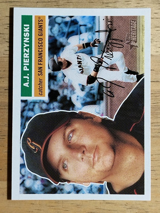 2005 Topps Heritage #242 A.J. Pierzynski