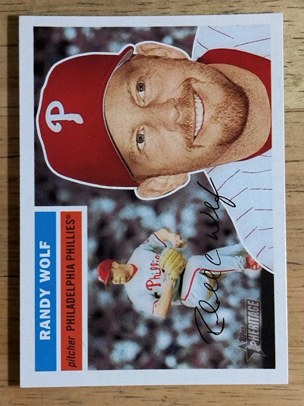 2005 Topps Heritage #240 Randy Wolf