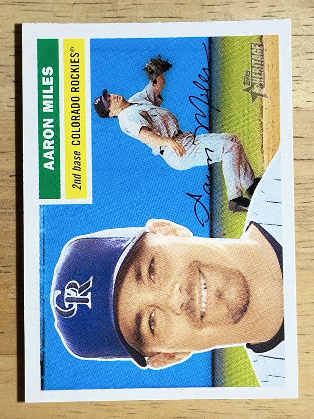 2005 Topps Heritage #239 Aaron Miles