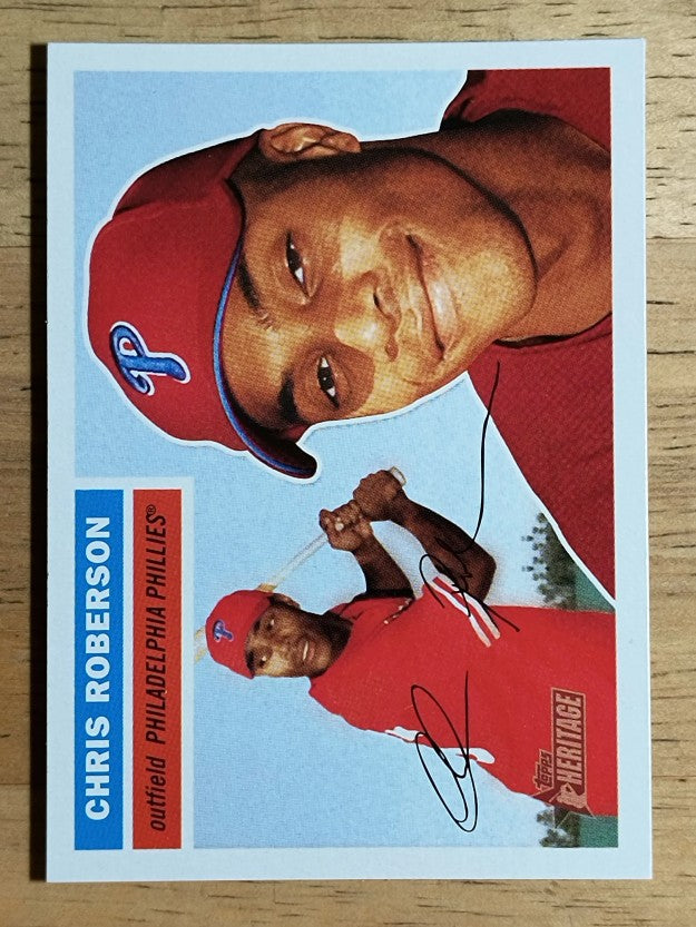 2005 Topps Heritage #381 Chris Roberson RC