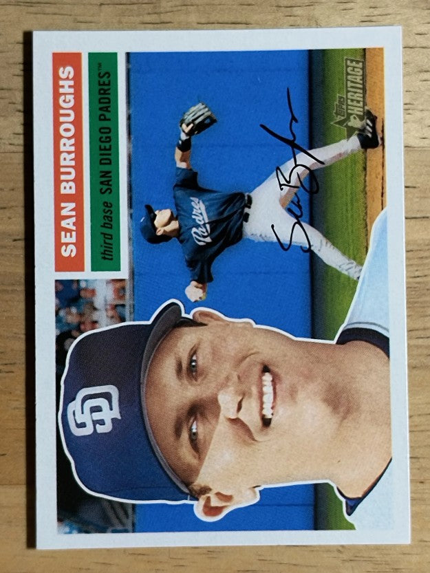 2005 Topps Heritage #379 Sean Burroughs