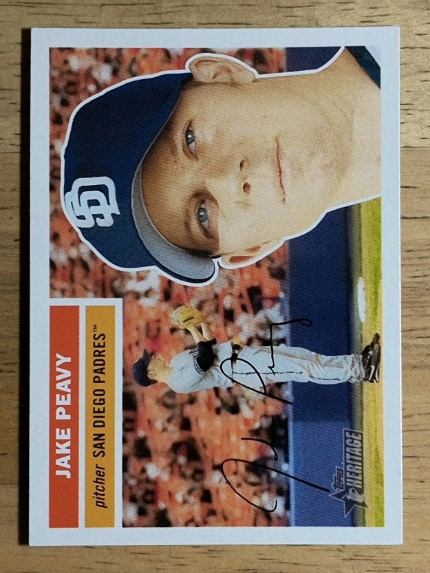 2005 Topps Heritage #377 Jake Peavy