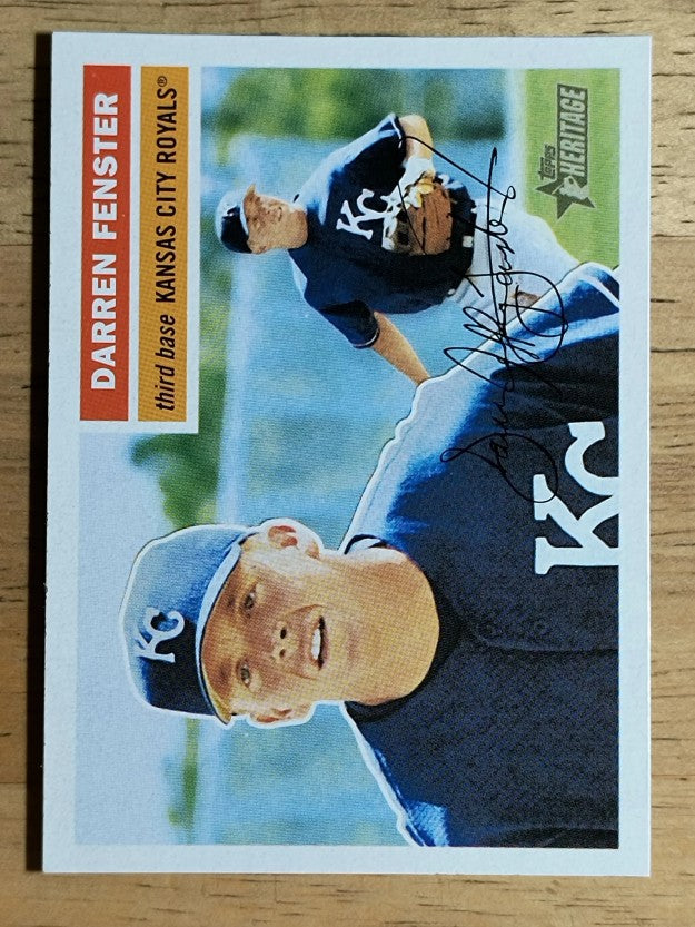 2005 Topps Heritage #365 Darren Fenster RC