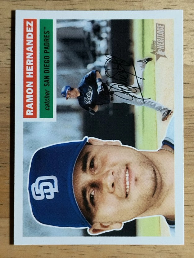 2005 Topps Heritage #290 Ramon Hernandez