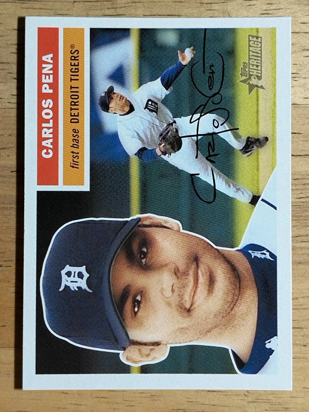 2005 Topps Heritage #210 Carlos Pena