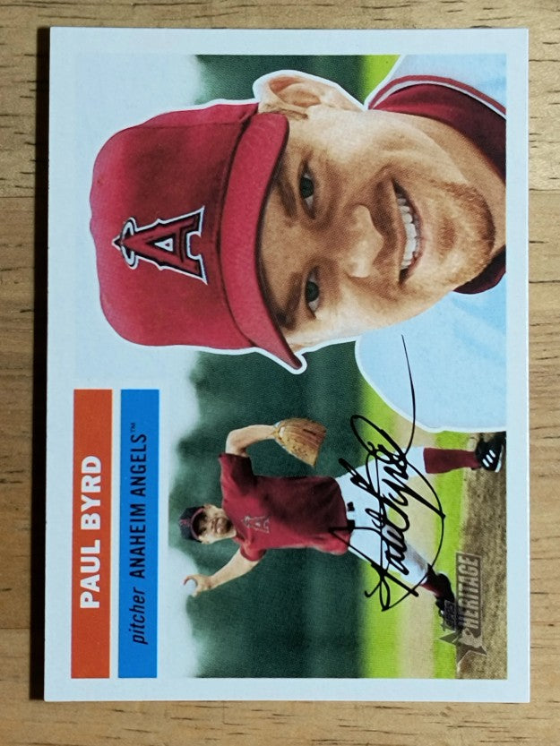 2005 Topps Heritage #202 Paul Byrd