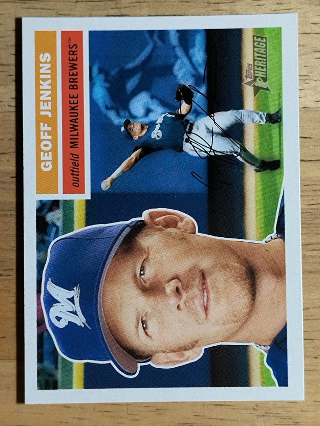 2005 Topps Heritage #196 Geoff Jenkins