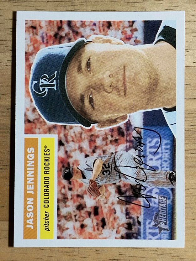 2005 Topps Heritage #192 Jason Jennings
