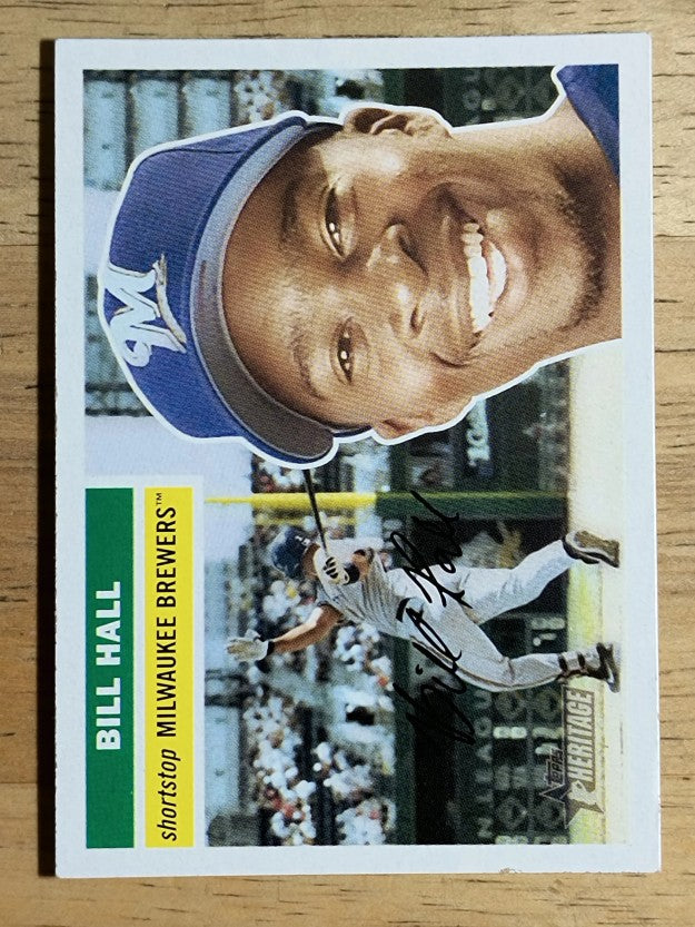 2005 Topps Heritage #387 Bill Hall
