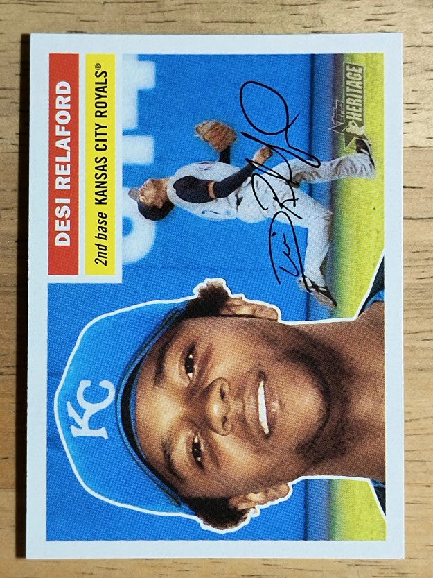 2005 Topps Heritage White Backs #333 Desi Relaford