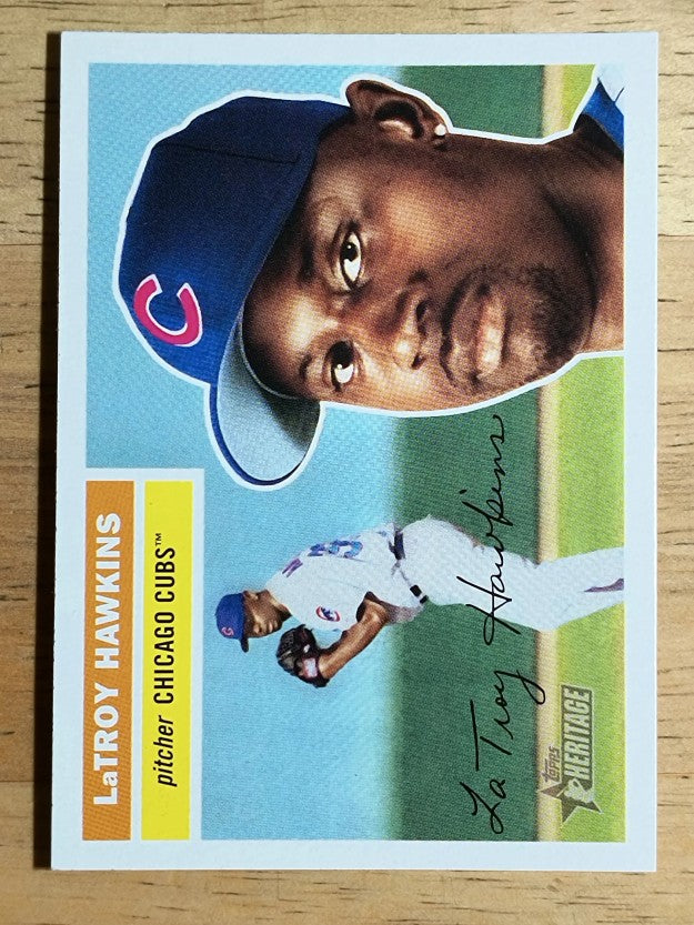 2005 Topps Heritage White Backs #320 LaTroy Hawkins