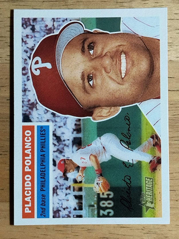 2005 Topps Heritage White Backs #117 Placido Polanco