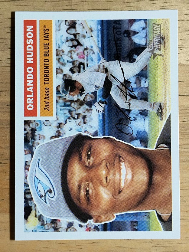 2005 Topps Heritage White Backs #343 Orlando Hudson