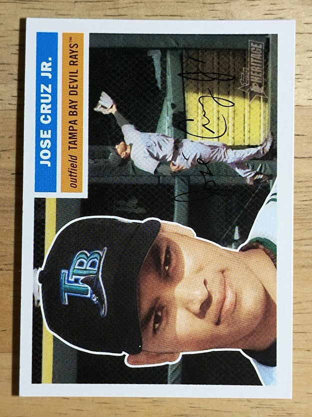 2005 Topps Heritage White Backs #345 Jose Cruz Jr.
