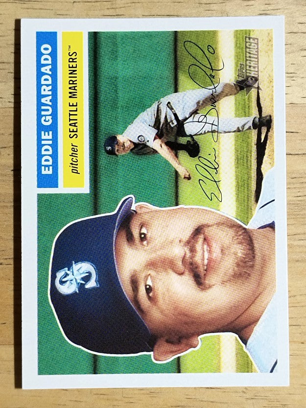 2005 Topps Heritage White Backs #347 Eddie Guardado