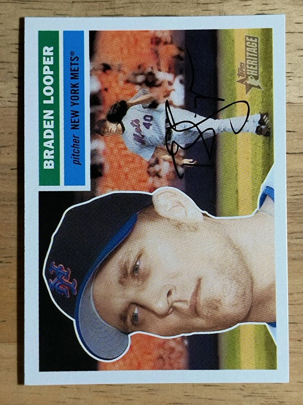 2005 Topps Heritage White Backs #356 Braden Looper
