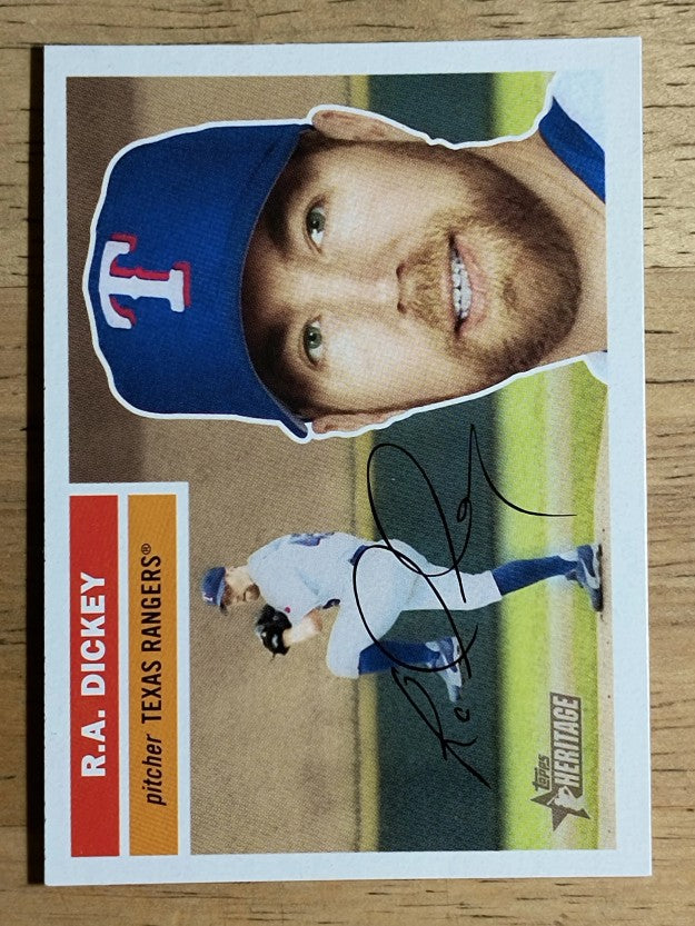 2005 Topps Heritage White Backs #253 R.A. Dickey
