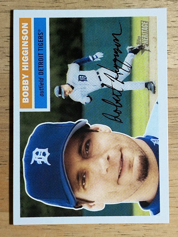 2005 Topps Heritage White Backs #280 Bobby Higginson