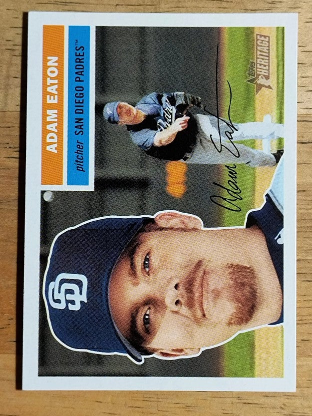 2005 Topps Heritage White Backs #158 Adam Eaton