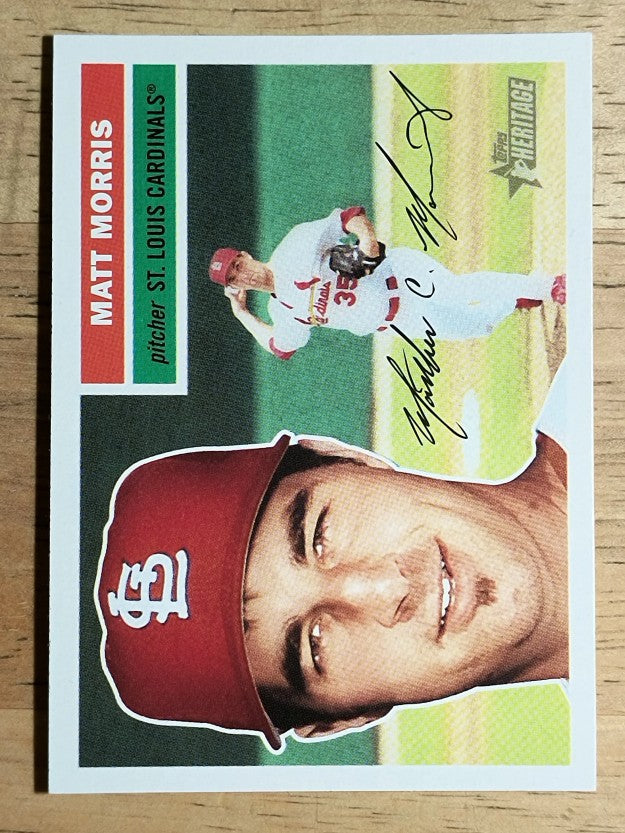2005 Topps Heritage White Backs #170 Matt Morris