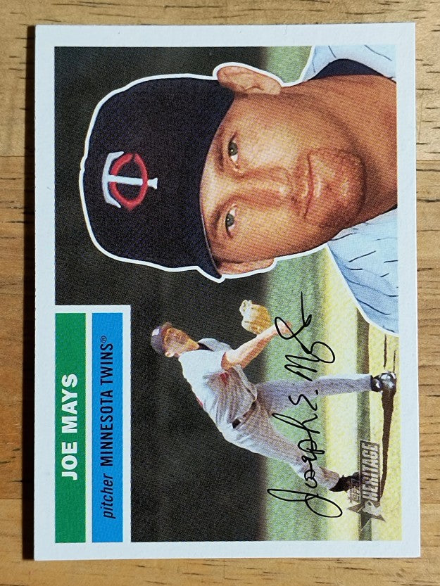 2005 Topps Heritage White Backs #197 Joe Mays