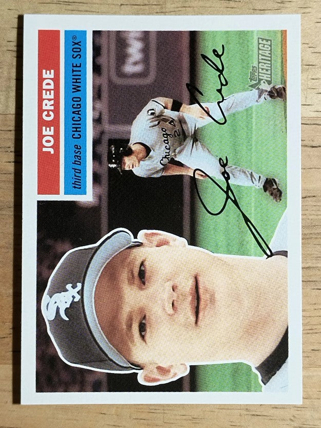2005 Topps Heritage White Backs #206 Joe Crede