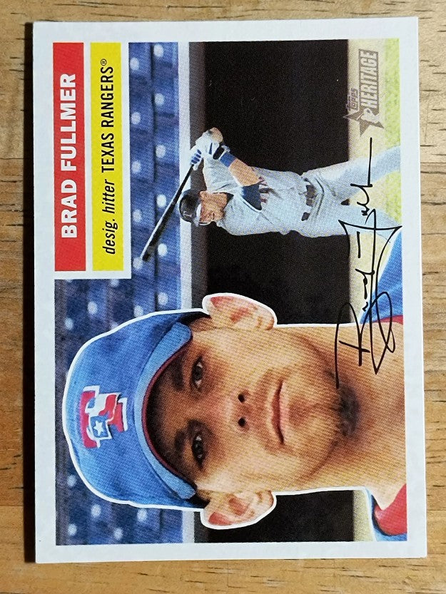 2005 Topps Heritage White Backs #215 Brad Fullmer