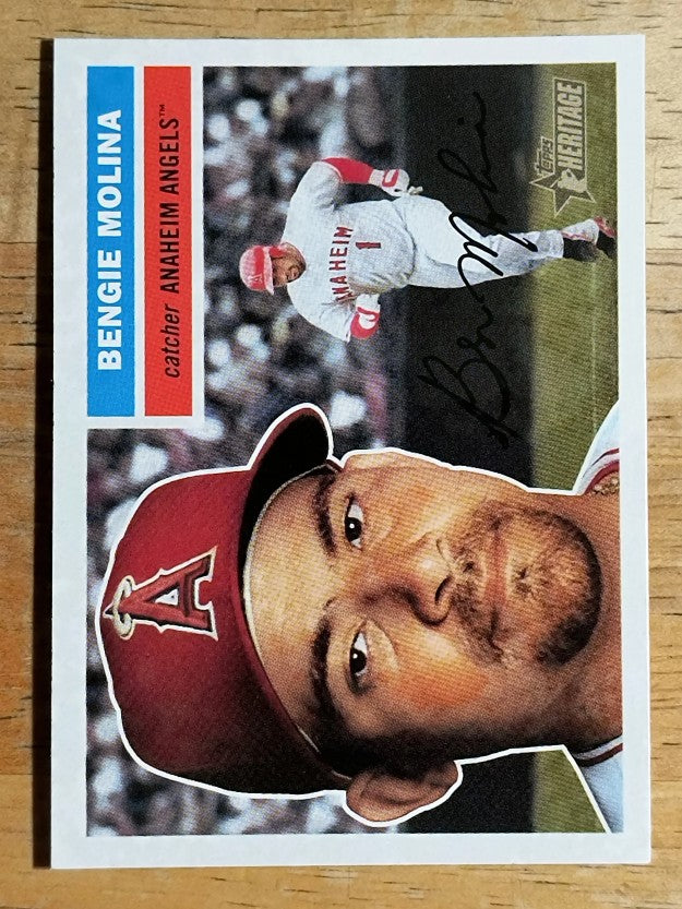 2005 Topps Heritage White Backs #91 Bengie Molina
