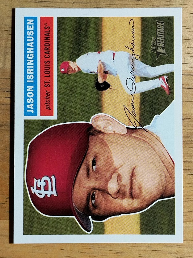 2005 Topps Heritage White Backs #143 Jason Isringhausen