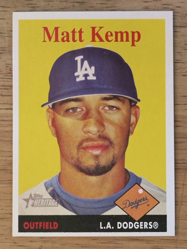 2007 Topps Heritage #244 Matt Kemp