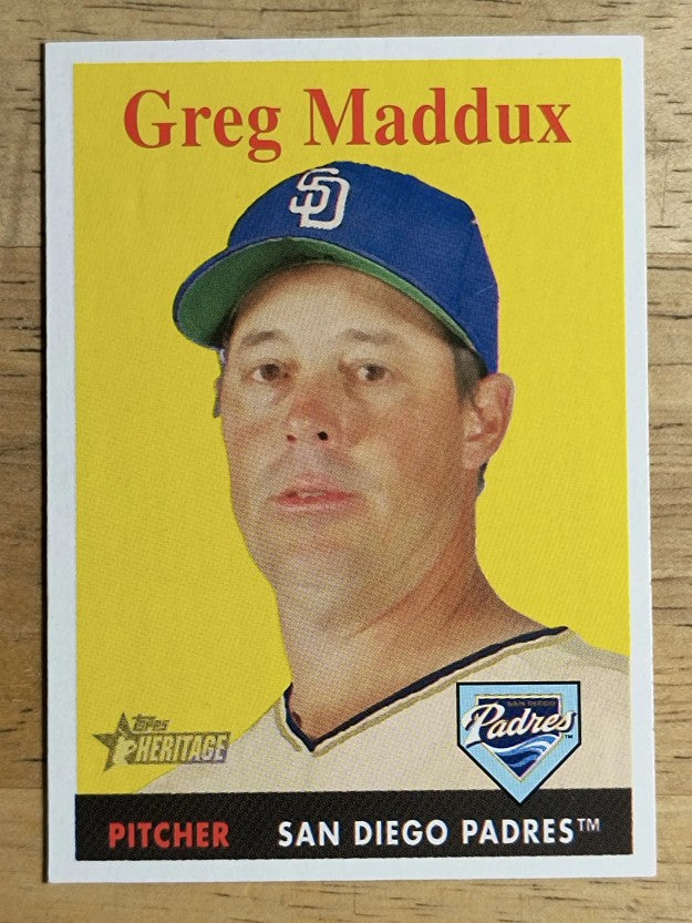 2007 Topps Heritage #120 Greg Maddux