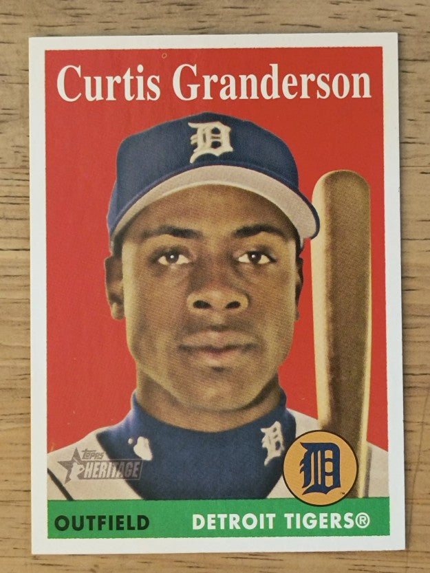 2007 Topps Heritage #434 Curtis Granderson