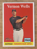 2007 Topps Heritage #437 Vernon Wells SP