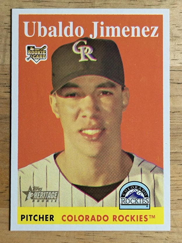 2007 Topps Heritage #459 Ubaldo Jimenez