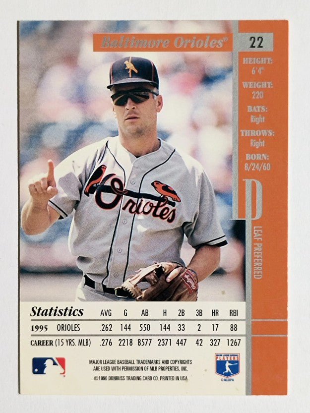 1996 Leaf Preferred #22 Cal Ripken