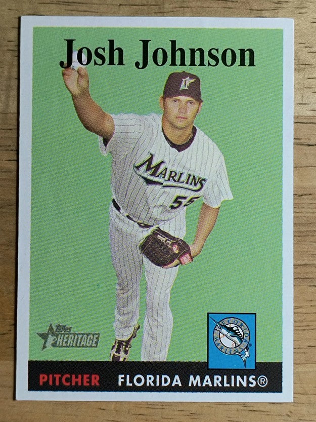 2007 Topps Heritage #143 Josh Johnson