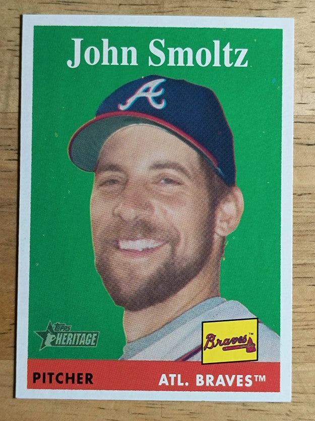 2007 Topps Heritage #10 John Smoltz