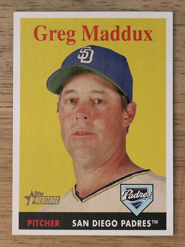 2007 Topps Heritage #120 Greg Maddux