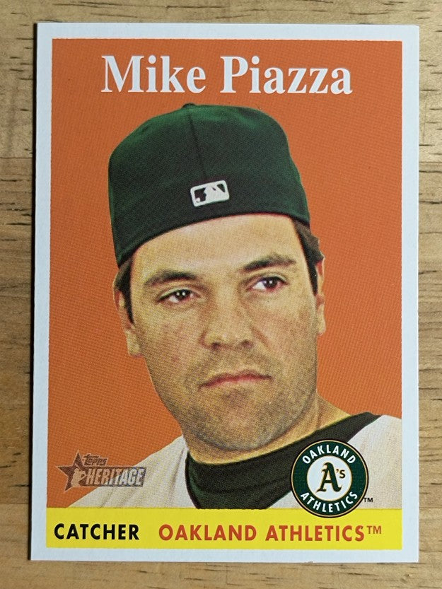 2007 Topps Heritage #192 Mike Piazza